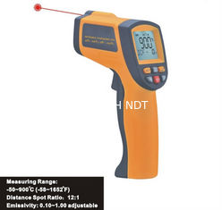 China 900℃ Gun Type Digital Portable Laser Infrared Thermometer Hygro Thermometer IR900 supplier