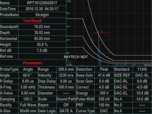 ndt Ultrasonic testing equipment, Digital ultrasonic flaw detector, Ultrasound flaw detector RFD820 supplier