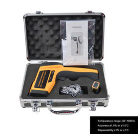 Temperature range -30 ~ 1650℃  Safe Non contact Laser Infrared Thermometer IR1651 supplier